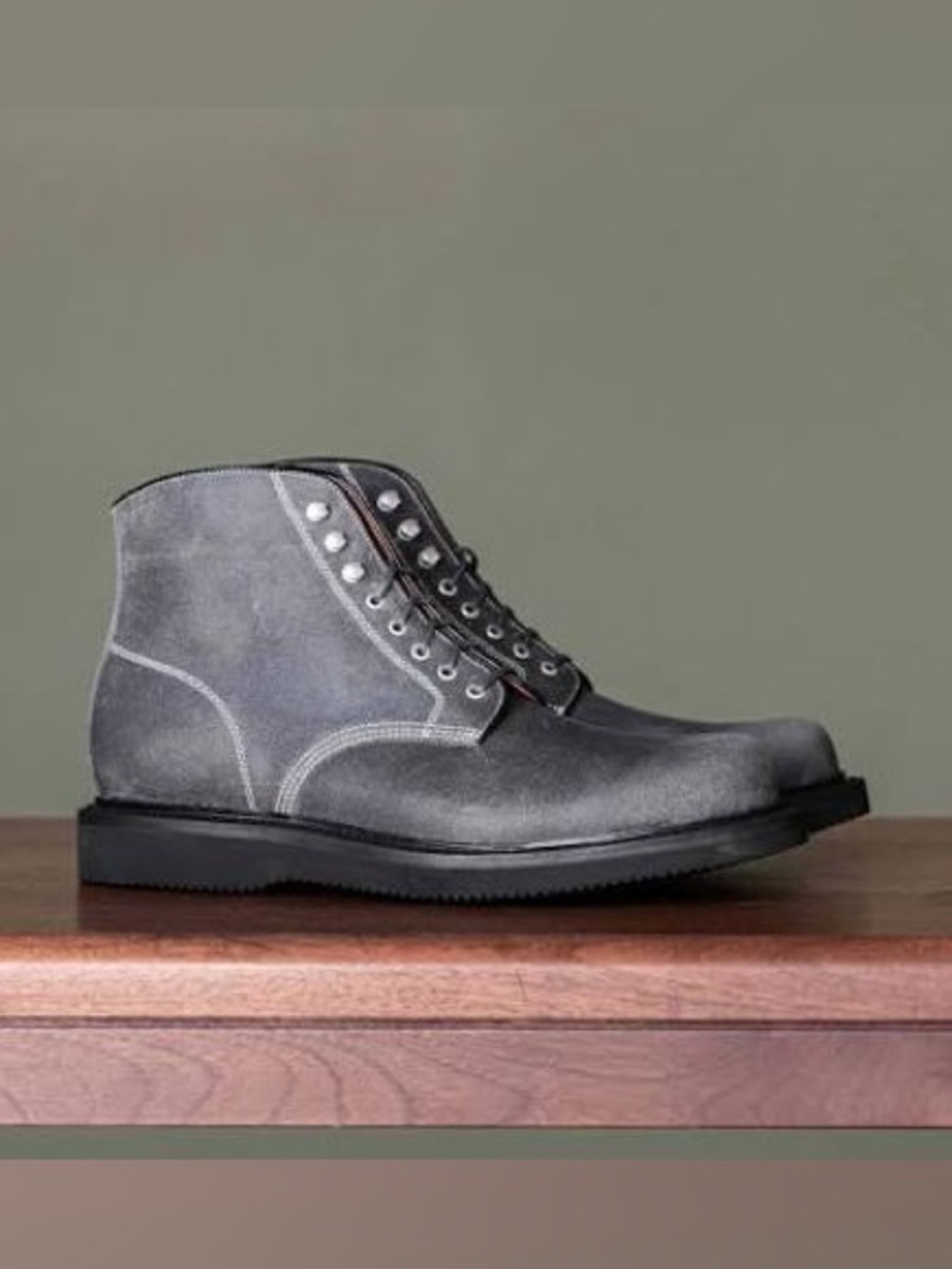 Grant Stone Baroda Boot Frost Waxed Commander NWT
